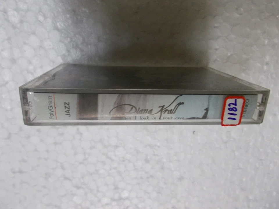DIANA KRALL WHEN I LOOK IN YOUR EYES 1999 RARE orig CASSETTE TAPE INDIA indian - Image 2 of 4