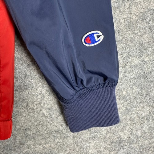 Champion USA Embroidered Windbreaker Jacket Adult Medium Red Blue Orange Rare - Picture 5 of 16