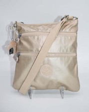 Kipling Keiko Mini Borsa a Tracolla in Oro Stellato Metallizzato