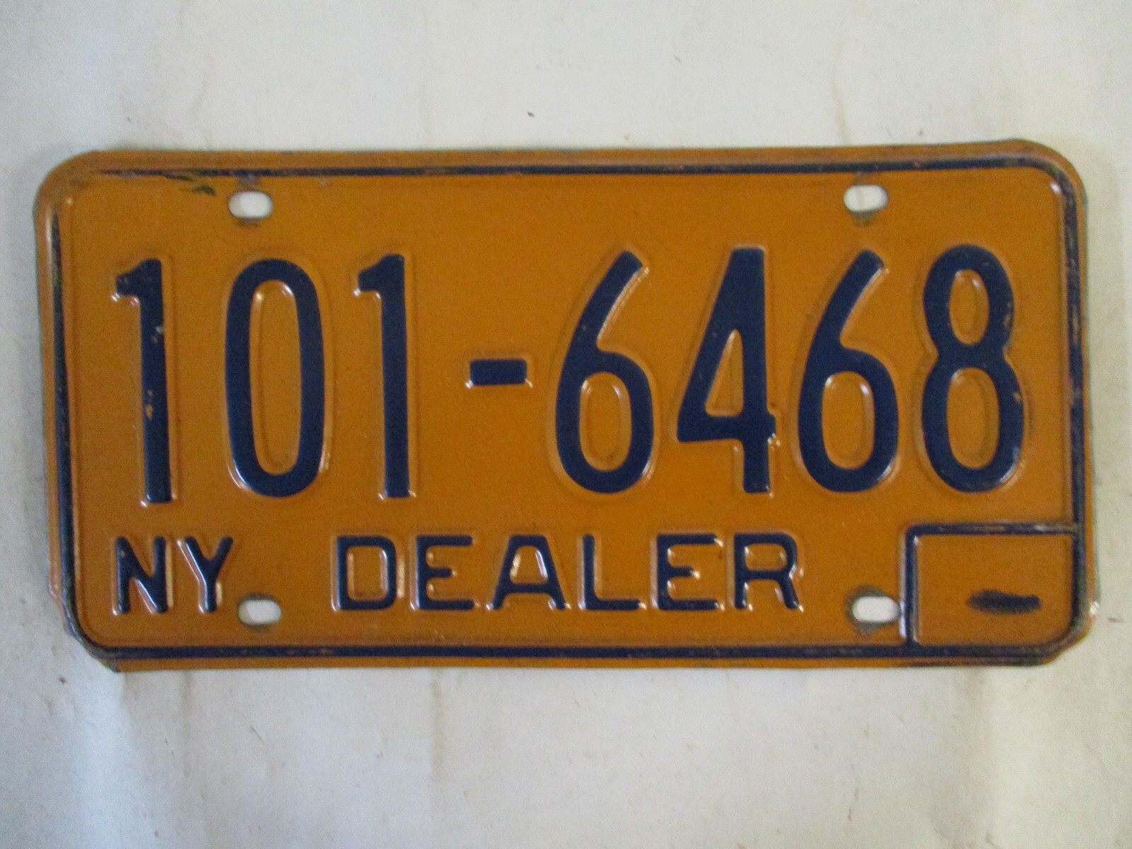 1974 New York DEALER License Plate Tag eBay