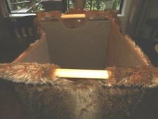 FUR - KNITTING SUPPLY STORAGE BASKET/SEWING BASKET