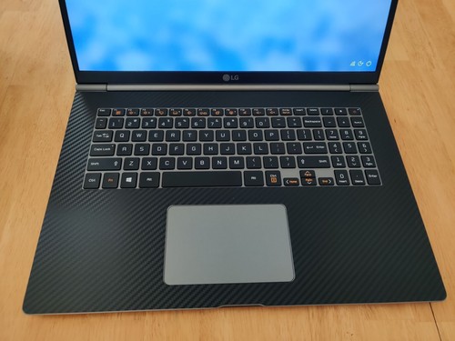 Carbon Vinyl Sticker Skin Cover for LG gram 14Z90P 14" 16Z90P 16" 2021 Laptop - Picture 4 of 35