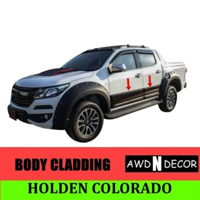 Side Door Body Cladding Guard For Holden Colorado RG 2016-2020 | eBay ...