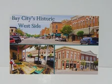 Bay City's Historic West Side Bay City Michigan United States Postcard