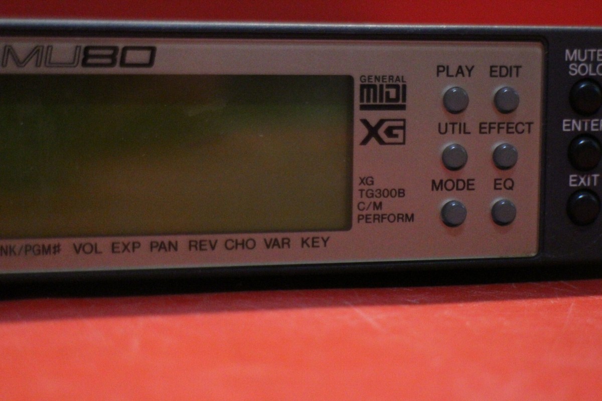 USED YAMAHA MU80 XG Tone Generator Module MU 80 World Shipments