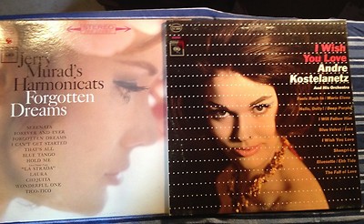 2 greats Andre Kostelanetz and his orchestra and Jerry Murad  LP