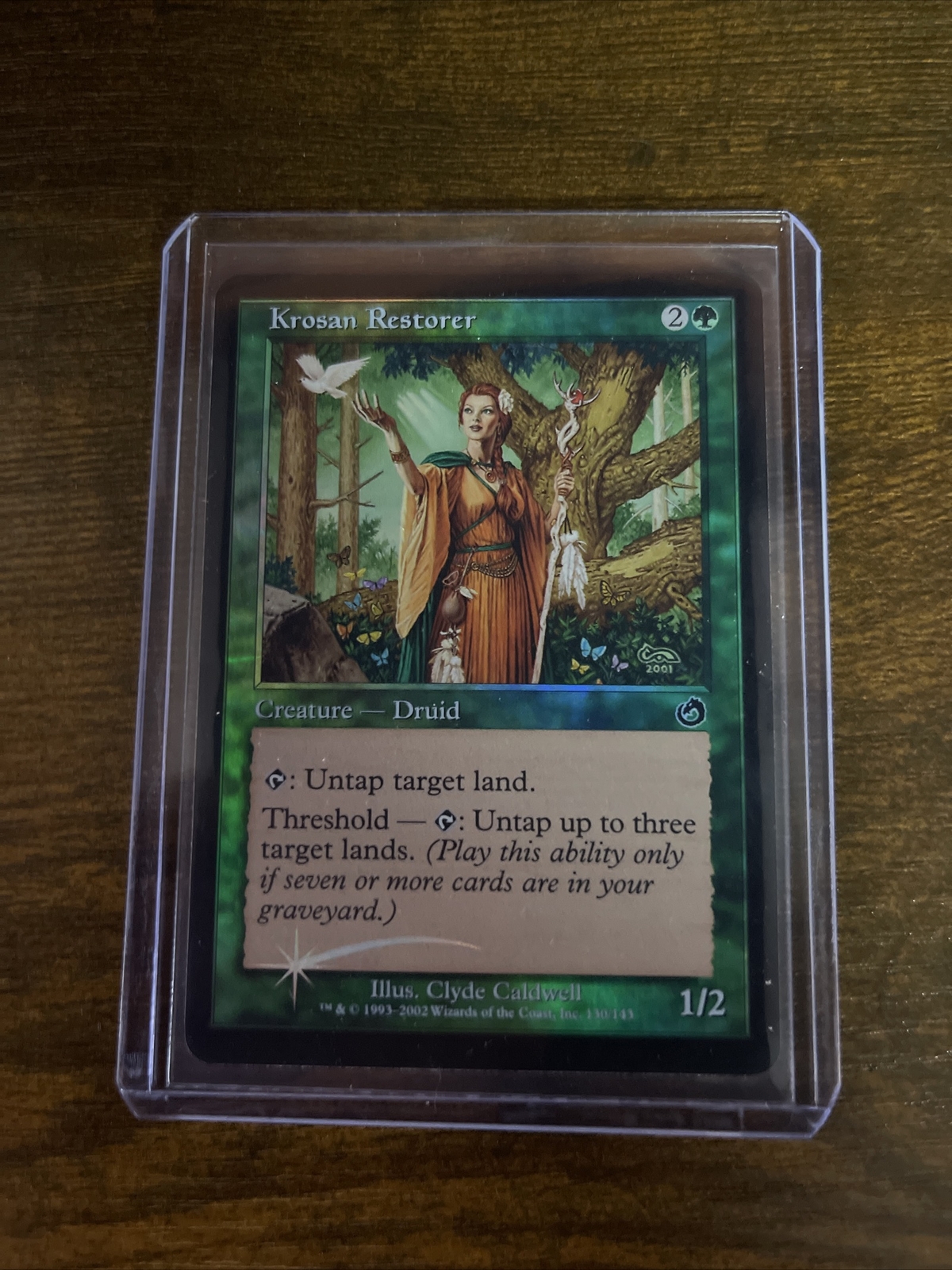 1x MTG Krosan Restorer Torment 130/143 Foil Common - LP