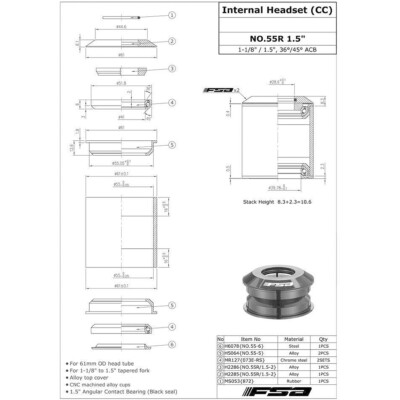 FSA No.55R 1.5