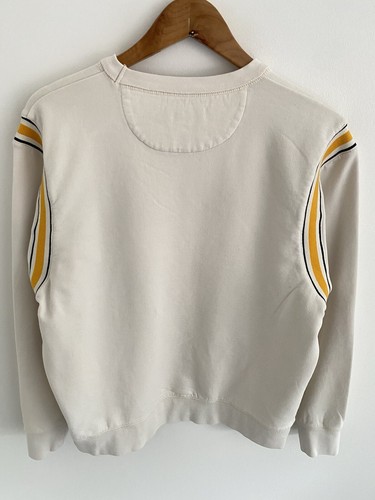 GANT Jumper Size L Large Mens Beige Tiger Embroidered Sweatshirt Pull Over - Picture 4 of 9