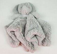 Koala Baby Lovey Security Blanket Plush Gray Elephant Fluffy Rattle