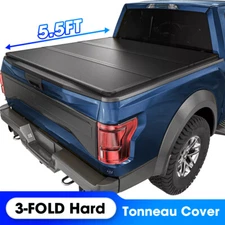 5.5FT Hard 3-Fold Truck Bed Tonneau Cover for 2014-2021 Toyota Tundra Short Box