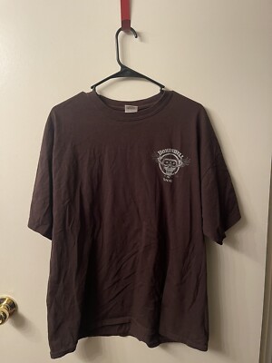 Bombshell ink shirt Large Brown Monkey Tattoo Rock
