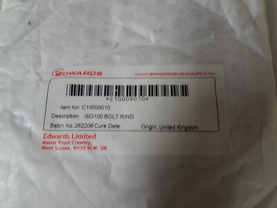 Edwards ISO 100 Rotatable Flange Bolt Ring
