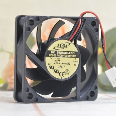 New ADDA AG06012DB159000 12V 0.07A 2-Wire Cooling Fan *mp