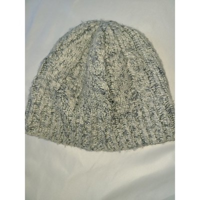 Black Diamond Equipment Chunky Knit Beanie Hat Gray One Size Wool Blend