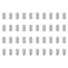 70Pcs 2.8mm x 6mm Dowel Pins, 304 Stainless Steel Round Head Pin, Silver