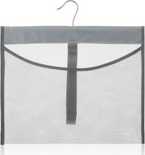 Mesh Shower Caddy Portable Shower Bag with Rotatable Hanger Quick Dry Hanging
