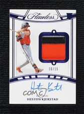 2024 Panini Flawless Signature Materials Sapphire 10/15 Heston Kjerstad Auto w3t