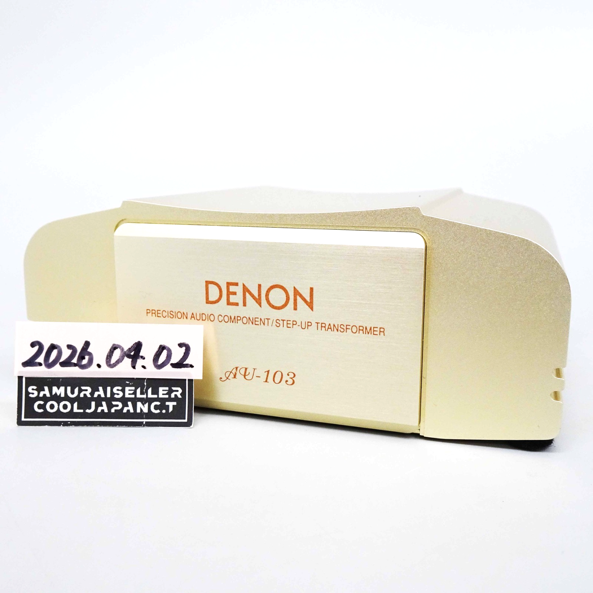 DENON AU-103 Step-Up Transformer for MC Cartridge Phono Audio