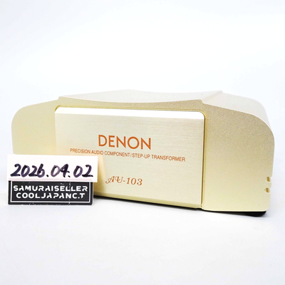 DENON AV-103 ステップアップトランスフォーマー DENON AU-103 Step-Up Transformer for MC Cartridge Phono Audio