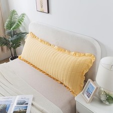 Pack of 1 Pillow Covers Set Cushion Cases Pillowcases for Sofa Body Yellow