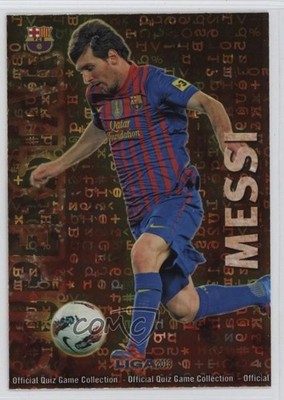 2012 Mundicromo Official Quiz Game Collection La Liga Letters Lionel Messi c4m