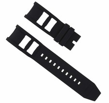 BLACK RUBBER WATCH BAND STRAP FOR INVICTA SIGNATURE RUSSIAN DIVER 1433 1438 4339