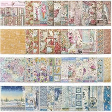 Origami Paper Kit 50 Sheets 6in Double Sided 70GSM Colorful Japanese Washi Paper