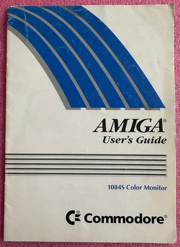 AMIGA User's Guide - 1084S Color Monitor - Picture 2 of 7