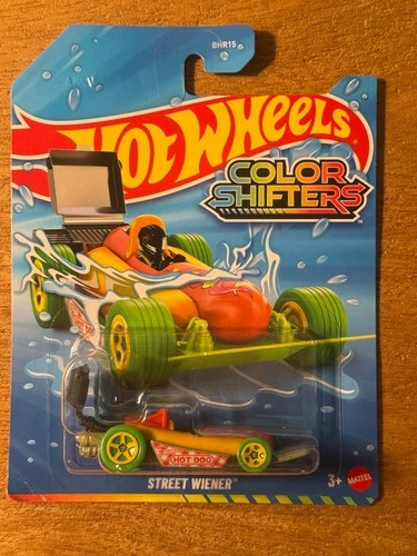 Hot Wheels Color Shifters Street Wiener Hot Dog Diecast 1:64 Color Changer