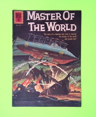 Master of The World Info Four Color 1961 Dell Publishing Co. 7.0 Q31-195