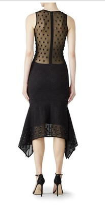 Opening Ceremony Fishtail Ruffle Dress Sequin Party Cocktail Womens Size M
