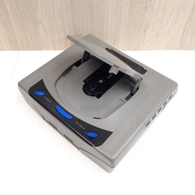 SEGA SATURN Console Japan Gray with 2 controllers, 6 games & memory tested