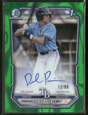 2026 Bowman Baseball Daniel Pierce #CPA-DP Green Lava 1st Bowman Chrome Auto /99
