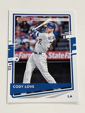 2020 Donruss Baseball Nickname Parallel #84b - Cody Bellinger - Dodgers