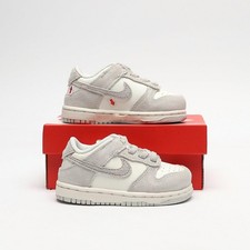 NIKE Dunk Low Infant White SIZE 5.5 Trainers