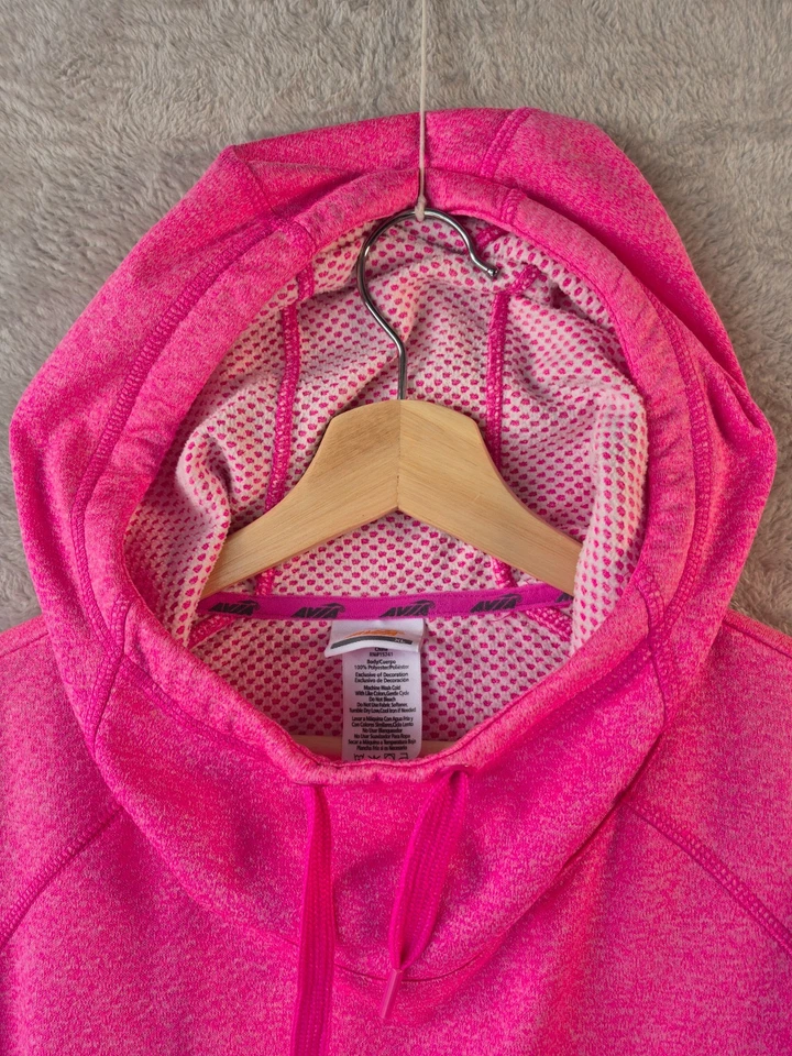 Avia XL Long Sleeve Pink Hooded Activewear Pullover Thumb Holes - Image 4 of 4