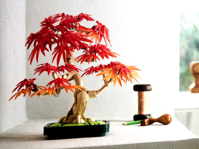 Lego 10348 Japanese Maple Tree Botanicals Bonsibaum Roter Ahorn Baum 18+ LEG1044
