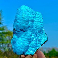 1.34LB Natural Chrysocolla/Malachite transparent cluster rough mineral sample