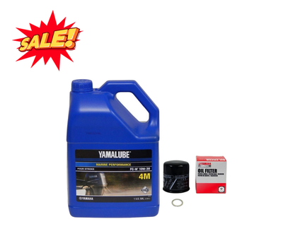 #ad #ad YAMAHA OEM F75 F90 F115 F115B Outboard Oil Change Kit 4M Filter LUB MRNMD KT 11 $39.99