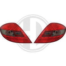 Design Rückleuchte Set Led klarglas/rot/schwarz für Mercedes SLK 04-11