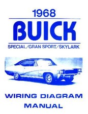1968 Buick Gran Sport Skylark Special Wiring Diagrams Manual 1968 Buick Gran Sport Skylark Special Wiring Diagrams Manual