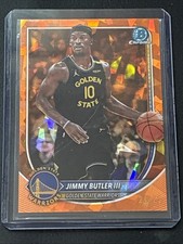 2025-26 Bowman Chrome Sapphire Jimmy Butler III Orange Refractor /25 #BCV-116 GS