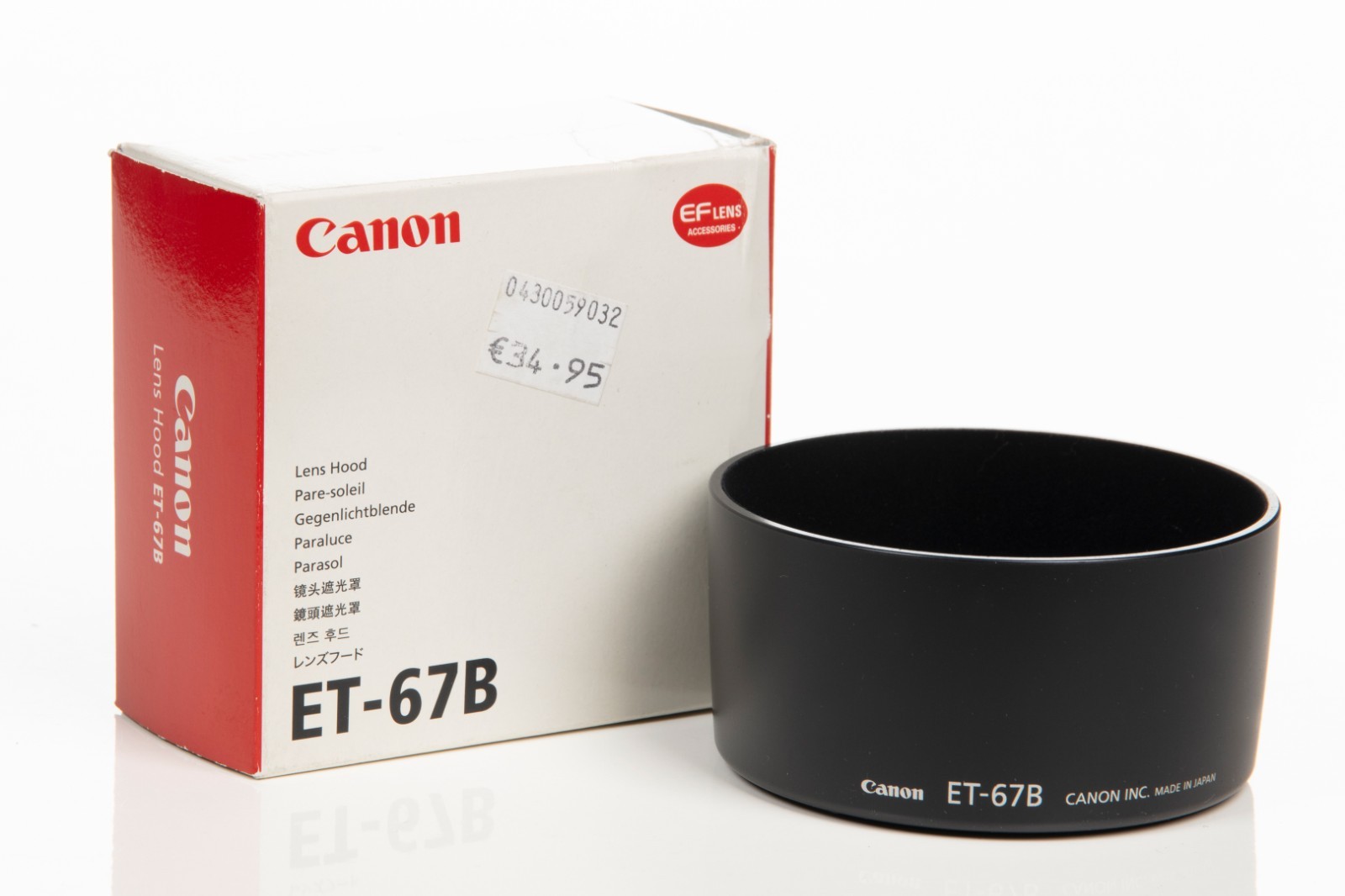 Original Canon ET-67B Gegenlichtblende für  EF-S 60mm f/2.8 Macro USM  NEU!!