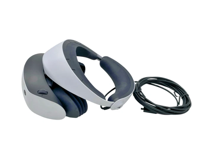 Sony PlayStation PS VR2 Corded Headset & Sense Controllers - White - No Box - VG - Image 4 of 4