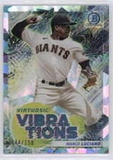 2022 Bowman Virtuosic Vibrations Atomic Refractor /150 Marco Luciano #VV-6 15sd