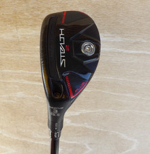 CLEAN TAYLORMADE STEALTH 2 PLUS  RESCUE 3 HYBRID 19 LOFT REGULAR FLEX LEFT HAND