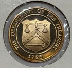 1982 United States Proof Set Token - 1789 Department of Treasury
