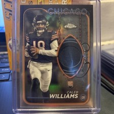 2024 Topps Chrome - Rookie Relics Caleb Williams #CRR-CW (MEM, RC)