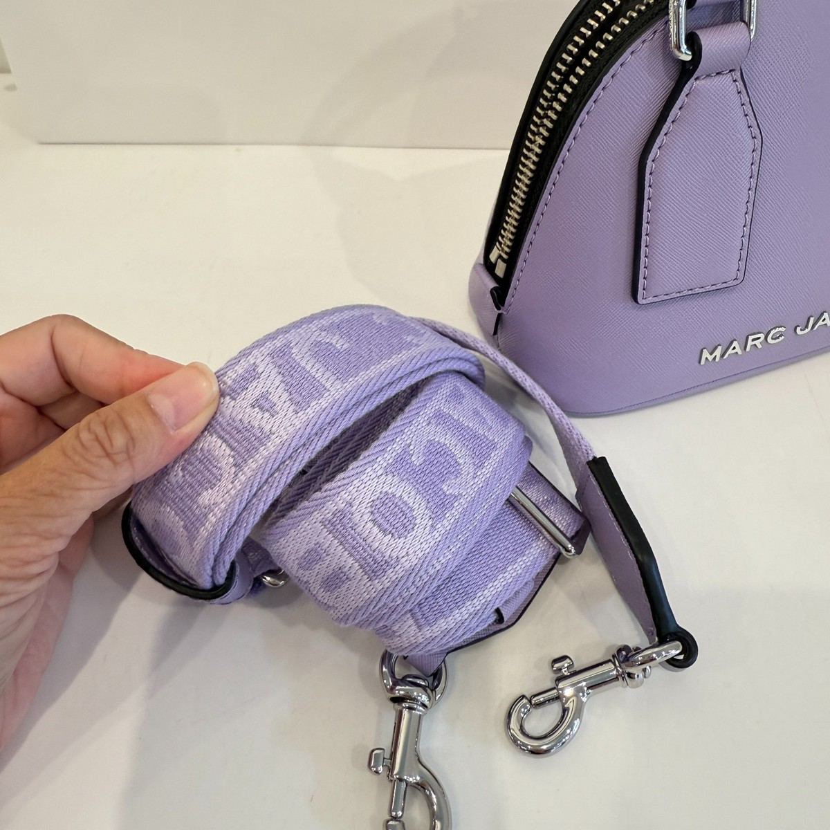 Marc Jacobs Mini Dome Tote Crossbody 4R5SMN004S02 Lilac | eBay